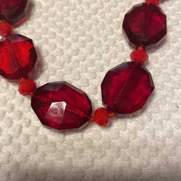 Art glass beads and earrings set - Picture 2 of 4